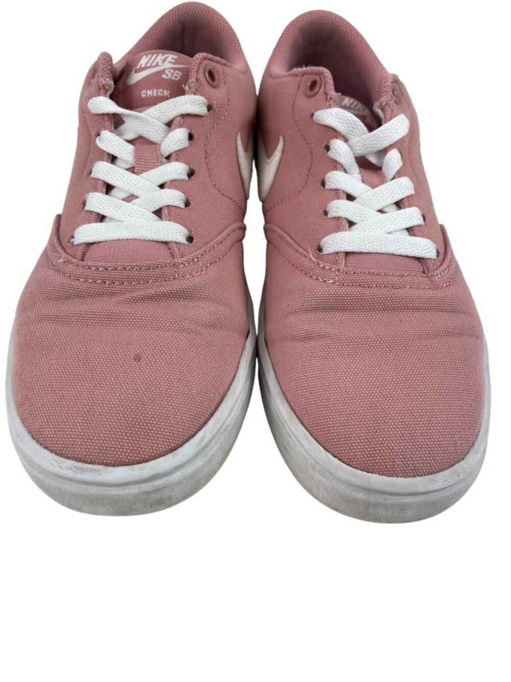 Nike SB Check Solarsoft Shoes Women's 7 Rust Pink Canvas Low Athletic Sneakers - Picture 5 of 13